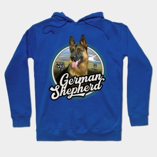 German Shepherd proud owner Hoodie